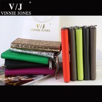 VINNIE JONES2015经典热销款女士票夹拉链钱包