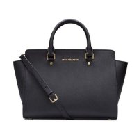 Michael Kors 迈克.科尔斯MK笑脸女包 真皮单肩杀手包中号 30S3GLMS2L