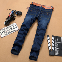 香港骆驼男装春季新款水洗牛仔裤男青年时尚渐变休闲长裤四季男裤韩版修身显瘦裤子MJ0718
