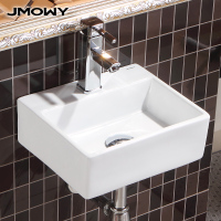 吉牧欧迷你小挂盆挂墙式陶瓷洗手盆方形洗脸池小卫生间面盆洗脸盆