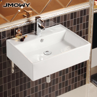 吉牧欧陶瓷挂盆大 壁挂洗脸盆洗面盆 浴室挂墙式洗手盆台盆台上盆6033
