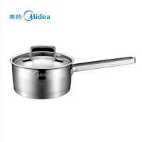 美的（Midea)TG16N1 304不锈钢加厚三层复底汤奶锅电磁炉通用16cm