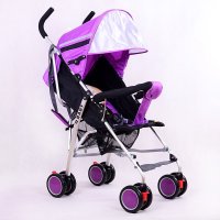 Q宝贝铝合金超轻两用侧围透气性好避震婴儿手推车Q-2002L