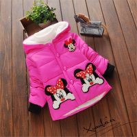 包包小象 2016冬季新款女宝宝加厚棉袄女童加绒棉衣婴儿棉服外套0-1-2-3岁