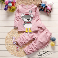 包包小象 2016潮童装男童男宝宝秋装套装1-2-3岁春季婴儿卫衣两件套装春秋0