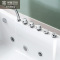 英皇卫浴亚克力1.5米按摩 浴缸五件套浴盆成人普通小浴缸单人独立式淋浴缸 恒温按摩缸