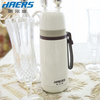 哈尔斯 350ml真空保温杯双盖分享头保温水杯 小巧保温瓶