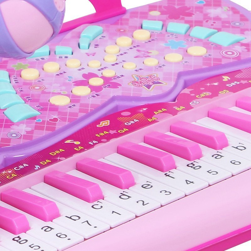 鑫乐（xinle）新款儿童电子琴女孩益智启蒙玩具 小孩宝宝儿童音乐琴 电商豪华版
