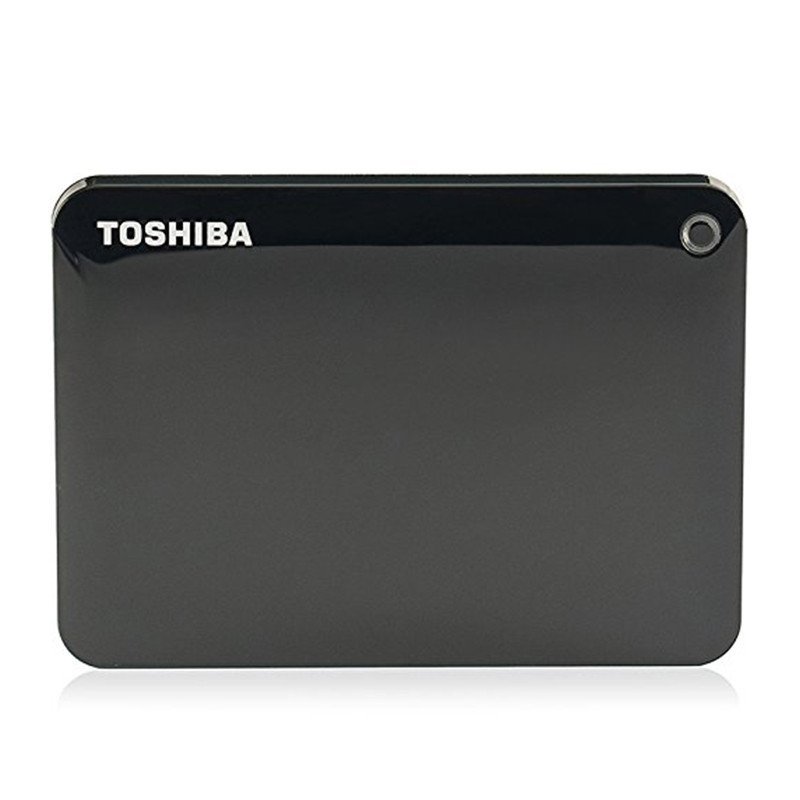 东芝（TOSHIBA）V8 CANVIO高端分享系列2.5英寸 USB3.0移动硬盘 2T 经典黑