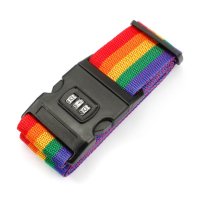 PaulOne 行李打包带 加固捆绑带 时尚多彩密码绑带 一字打包带 两米长绑带-BDB01