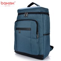 BAKMK芭卡玛卡 韩版大容量男女款情侣双肩包休闲时尚拼色背包学院风书包电脑包-8838