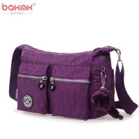 BAKMK芭卡玛卡 韩版时尚防水尼龙布女包时尚休闲女式斜挎包单肩包160