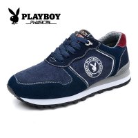 花花公子秋冬运动休闲鞋男韩版系带透气板鞋潮流户外休闲跑步鞋CX37135