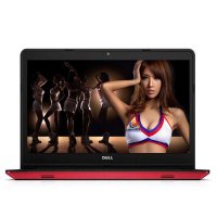 戴尔(DELL) Ins 14MR-7508R 14英寸笔记本电脑 (I5-6200U 4G 500G 集显 红色