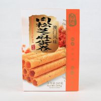 天兴隆 肉松芝麻蛋卷205g 盒装 休闲零食广东特产广式糕点点心食品节日礼盒送礼礼品