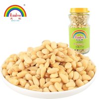 【天虹牌野生松子仁 210g罐】精品无漂白天然无盐松仁休闲零食坚果