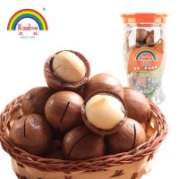 【天虹牌原味笑口夏威夷果400g罐】手剥薄壳奶味澳洲坚果送开口器