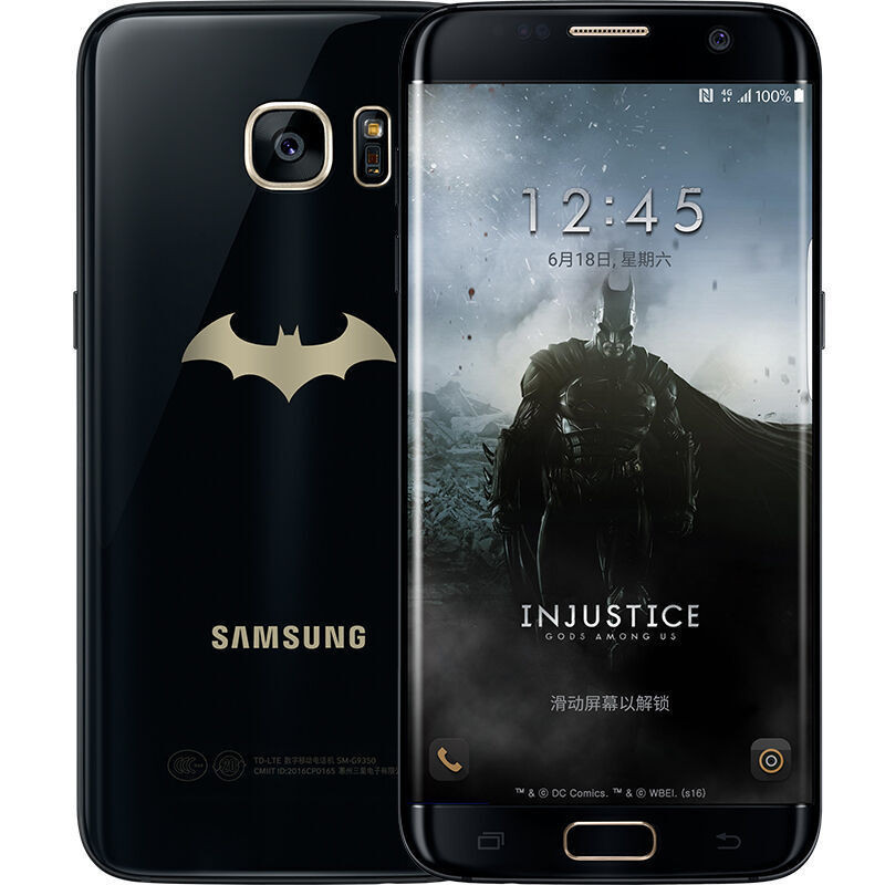 【典藏版】三星 Galaxy S7 edge（G9350）32GB版 蝙蝠侠特别版 移动联通电信4G手机 黑色