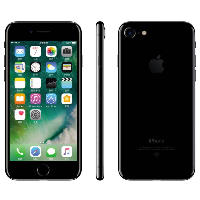 苹果(Apple) iPhone 7 128GB 亮黑色 移动联通电信全网通4G手机 A1660图片