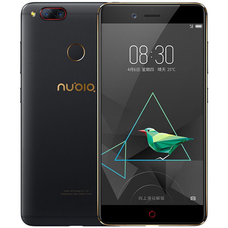 努比亚(nubia) Z17mini 高配版 6GB+64GB 黑金 移动联通电信4G手机 双卡双待