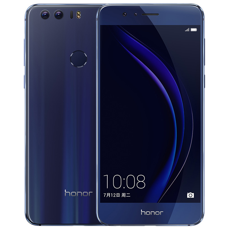 华为荣耀8移动定制版4gb64gb魅海蓝移动联通电信4g手机