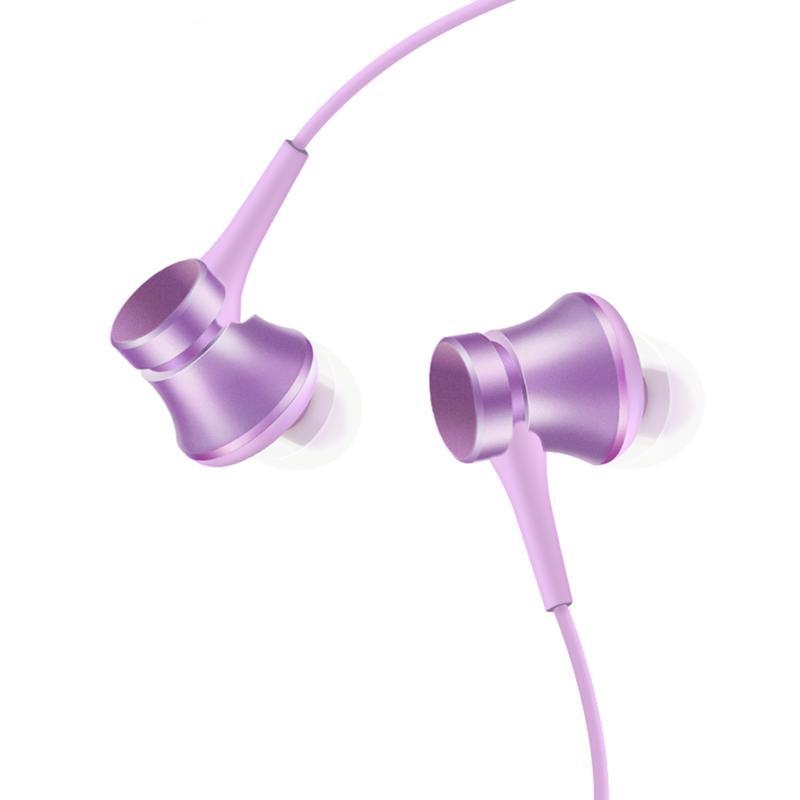 小米（MI）活塞耳机清新版 紫色 入耳式线控手机耳机