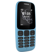 诺基亚（NOKIA）105新款 蓝色 移动联通手机 备用机 老人机