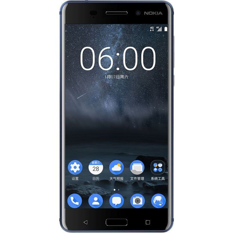 诺基亚6 (Nokia6) 4GB+32GB 蓝色 全网通 双卡双待 移动联通电信4G手机图片