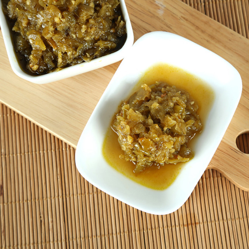 【中华特色】无为馆 洪波牌 鱼头剁椒100g（青）烹饪炒菜拌饭拌面湘式风味调味辣椒酱 华东