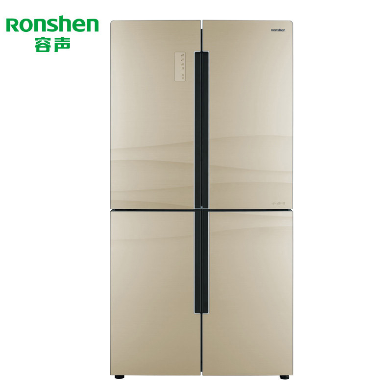 容声冰箱(Ronshen)BCD-551WKK1FPGA 十字多门 风冷无霜 智能变频 时尚玻璃面板 银河金