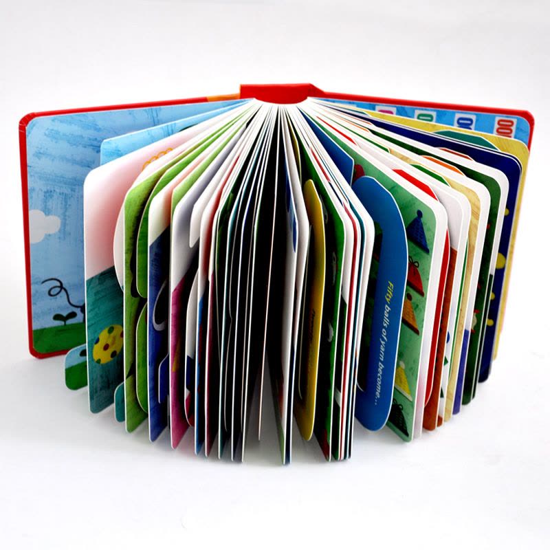 神奇数字卡片书0-6岁0-100幼儿数学启蒙 幼儿园识字卡片翻翻书撕不烂立体洞洞书图片