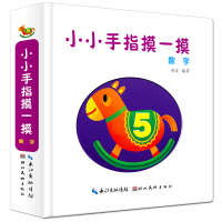 触摸书数字 小不点的早教启蒙认知感官刺激洞洞书 绘本0-3岁婴儿宝宝撕不烂早教书1-2-4-6周