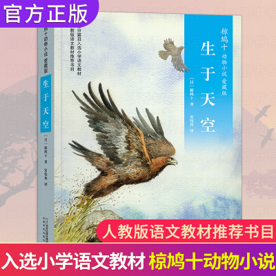 生于天空 四年级上册课外书必读 椋鸠十动物小说爱藏本 8-9-10岁小学生课外阅读书籍 日本作家书籍