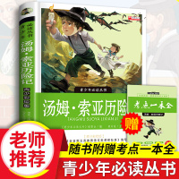 赠考点]汤姆索亚历险记正版六年级小学版原著人民6年级必读名著马克吐温文学小说青少年全套教育读物汤姆.