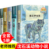 狼王梦全5册第七条猎犬猎狗黑天鹅紫水晶沈石溪的动物小说全集白狼后一头战象少年中国儿童出版社课外阅读