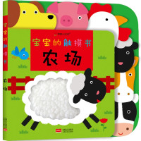 邦臣小红花宝宝的小不点触摸书0-3-4-6周岁早教感官刺激启蒙幼儿认知书籍绘本撕不烂儿童凹凸触感书籍