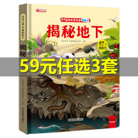 揭秘地下 揭秘系列儿童3d立体翻翻书 3-6-10岁少儿百科全书大百科 小学生认知早教科普绘本 探秘探索地下世界儿童书籍