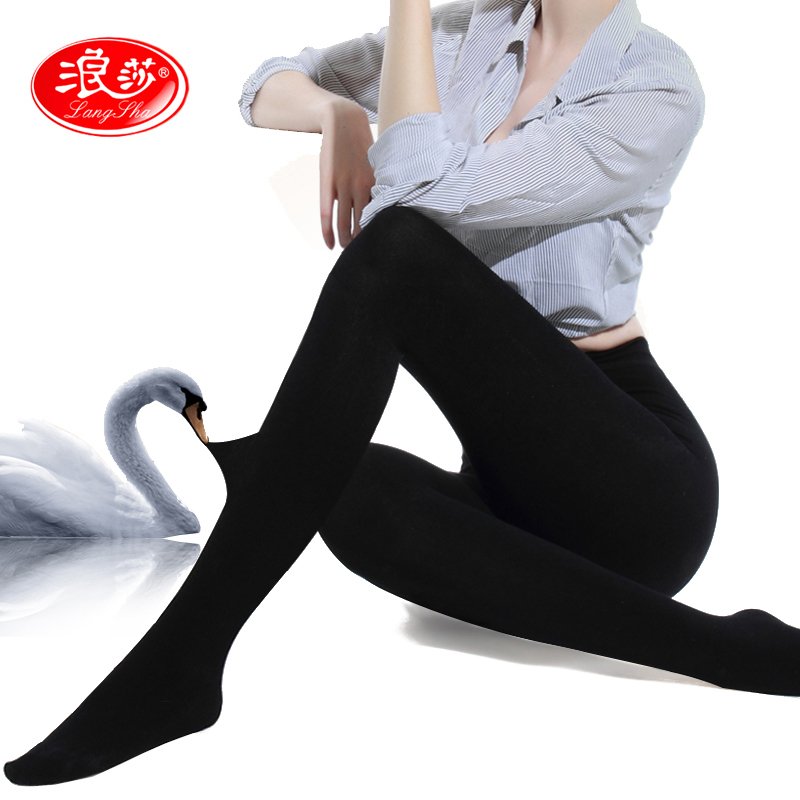 浪莎320d 天鹅绒 连裤袜防脱丝秋冬加厚显瘦性感丝袜打底裤袜