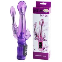 百乐 神探三重刺激自慰振动棒后庭情趣调情女用器具