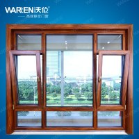 80#断桥铝 三层钢化玻璃 德国GU五金 北京铝合金门窗平开窗 三层玻璃隔音窗 断桥铝门窗封阳台