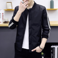 吉普战车2021年秋季新款男士夹克男休闲百搭长袖夹克中青年学生工装衣男士外套男装长袖衣服