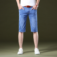 夏季新款男士牛仔裤男士时尚休闲牛仔裤直筒男士短裤男吉普战车JIPUZHANCHE-3-1