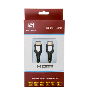 索杰 尊爵系列---SJ0105 HDMI高清线发烧级3D电视兼容hdmi2.0版 1.8米 2米