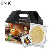 【白象旗舰店】白象高端骨汤新品骨汤煮面真菜实肉的好面量贩5袋家庭装袋装方便面其他