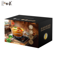 【白象旗舰店】白象高端骨汤新品骨汤煮面真菜实肉的好面量贩5袋家庭装袋装方便面其他