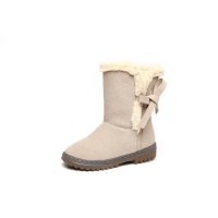 羽陌伦诗 新款冬季保暖甜美百搭短靴女靴 Z078