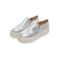 羽陌论诗 2016春夏新品休闲百搭五角星平跟松糕底单鞋学院风女鞋 p0005