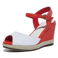 羽陌伦诗 新款韩版坡跟高跟鞋扣带舒适夏季凉鞋 Z291