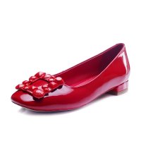 羽陌伦诗 新款韩版低跟方跟舒适单鞋 Z313