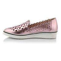 羽陌伦诗 新款韩版厚底休闲鞋镂空透气一脚蹬乐福鞋 Z320